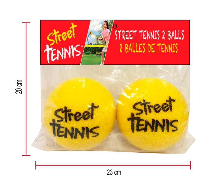 STREET TENNIS - ENSEMBLE DE 2 BALLES